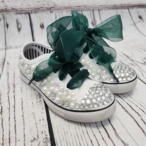 Handmade Bedazzled Sneakers‎ Size 11/12